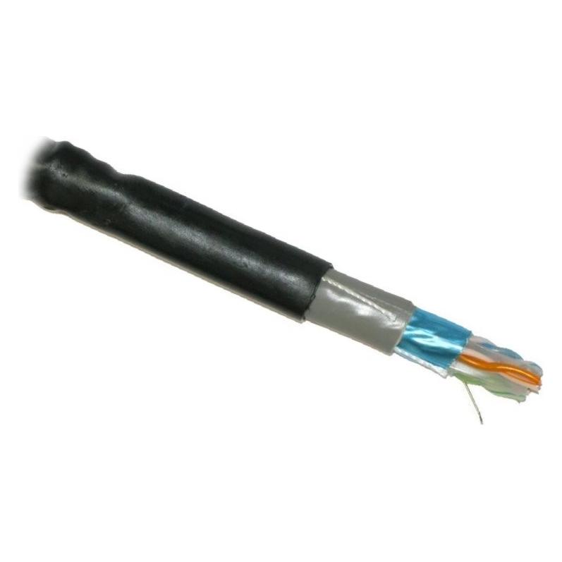 Planet Elite FTP kabel Cat6 venkovní / FTP kabel / drát / 4 páry / PE+PVC dvouplášť / -40 až +70 °C (FTP, CAT6, 1 m) (KAB-FTP6-D-PVCPE-P-0,5-M)
