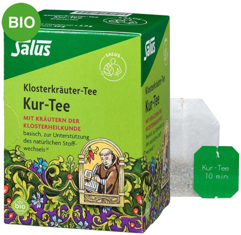 Kur Tee Klosterkräuter Bio Beutel salus 15stk