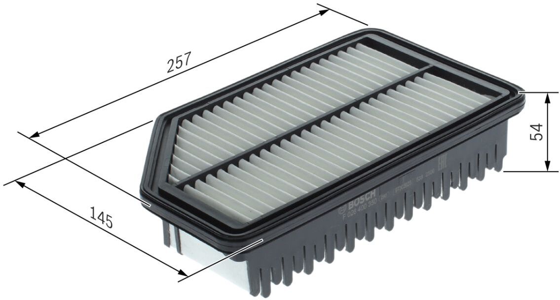 Luftfilter BOSCH F 026 400 350