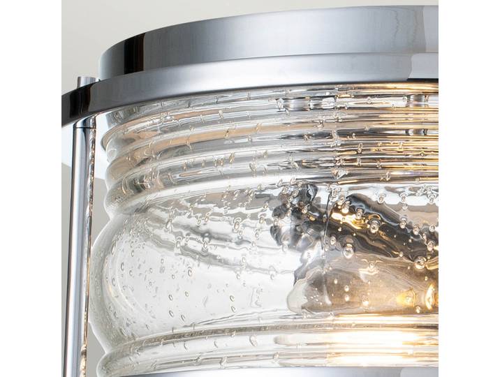 Ashland Bay Deckenlampe chrom Ø 30,5 cm IP44 - KICHLER - Badezimmer - Metall - Rund