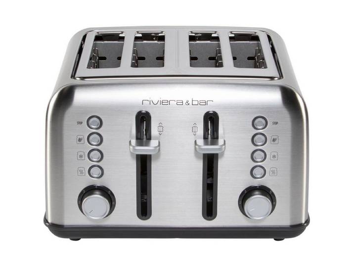 riviera&bar Toaster riviera&bar Toaster Stainless Steel 4 Short Slots