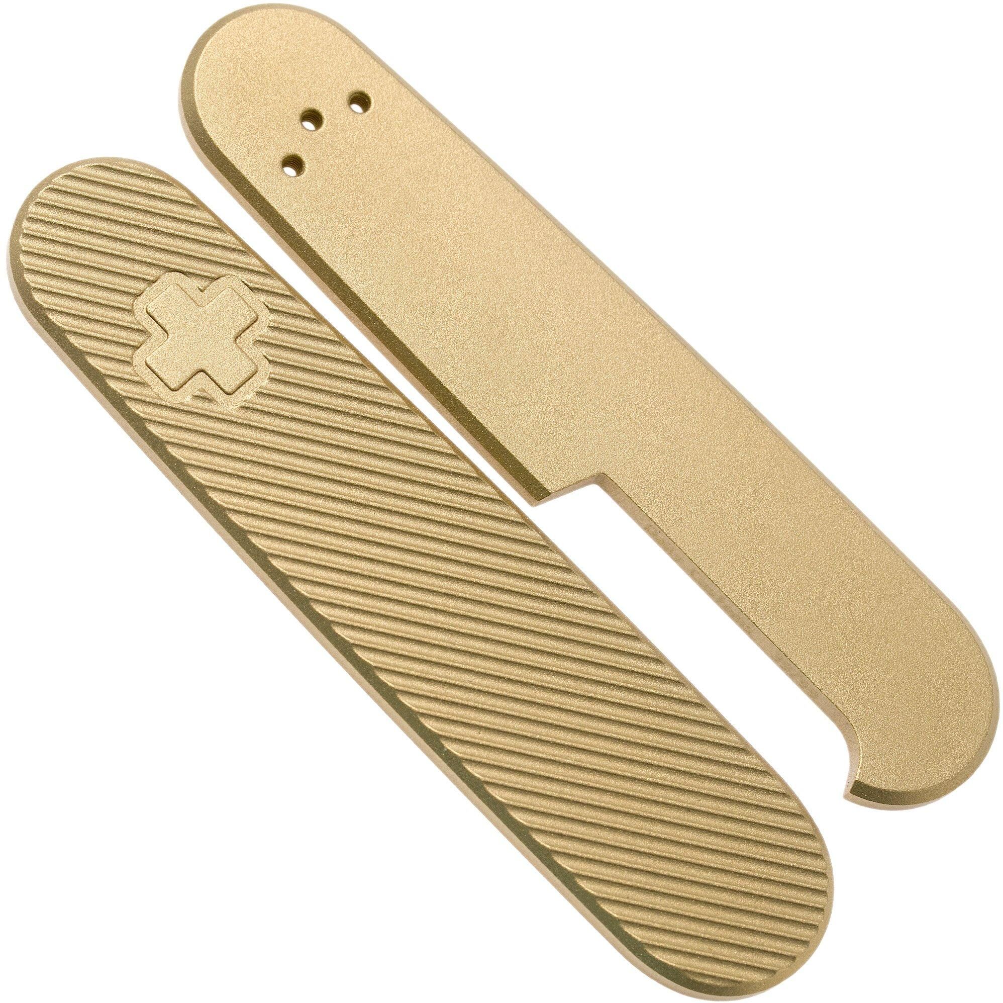 Okładziny Victorinox Daily Customs 91.2 35 Angle Pattern, Brass P10009004