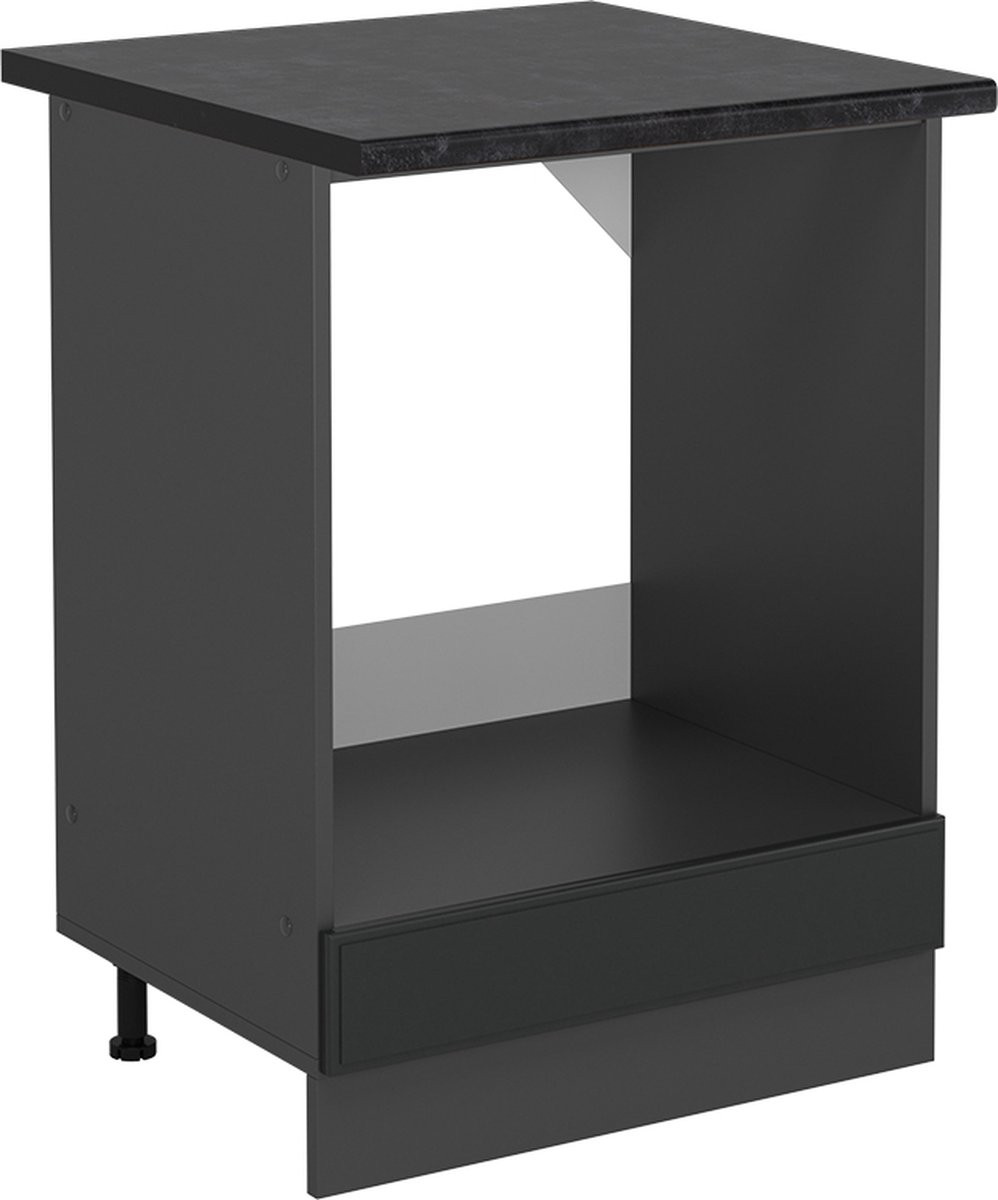 Vicco R-Line Ovenombouwkast in Antraciet landhuis, 60 cm