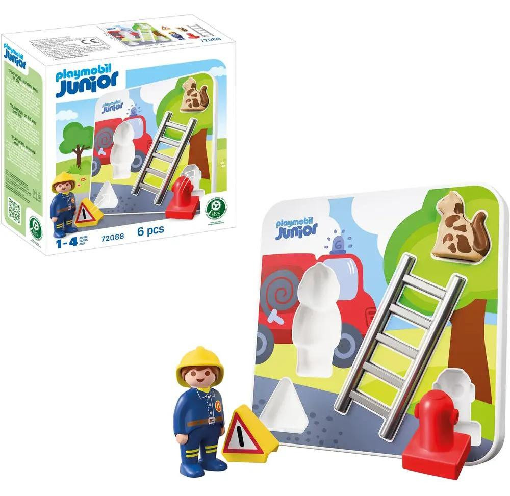 Playmobil Junior Puzzelfiguur Brandweer