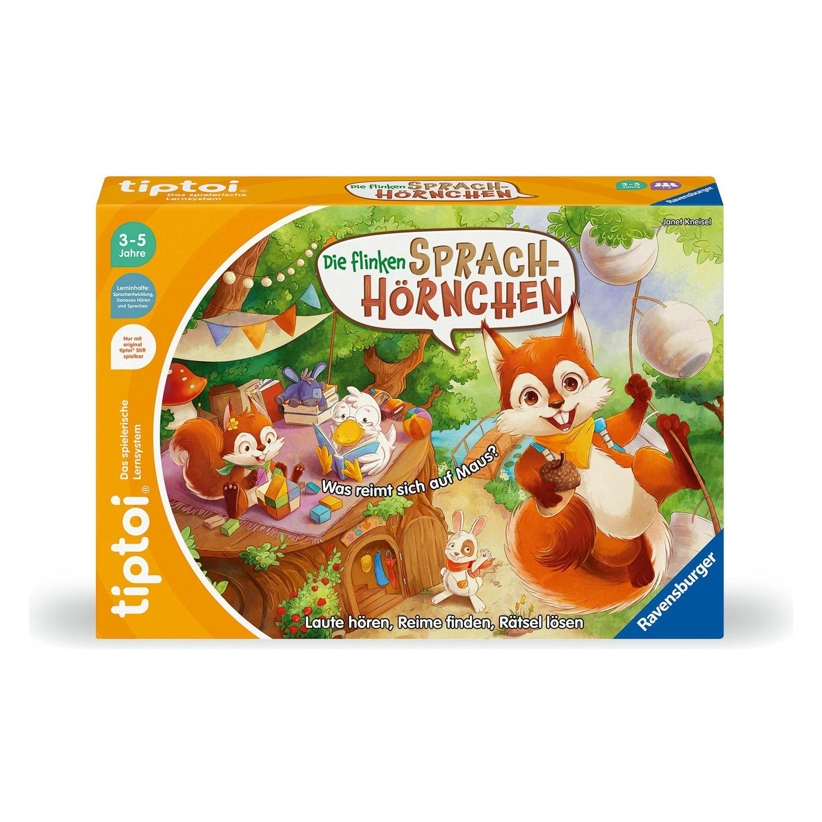 Ravensburger Tiptoi - Die flinken Sprach-Hörnchen (Deutsch, 3 - 5 Jahre) (00203)