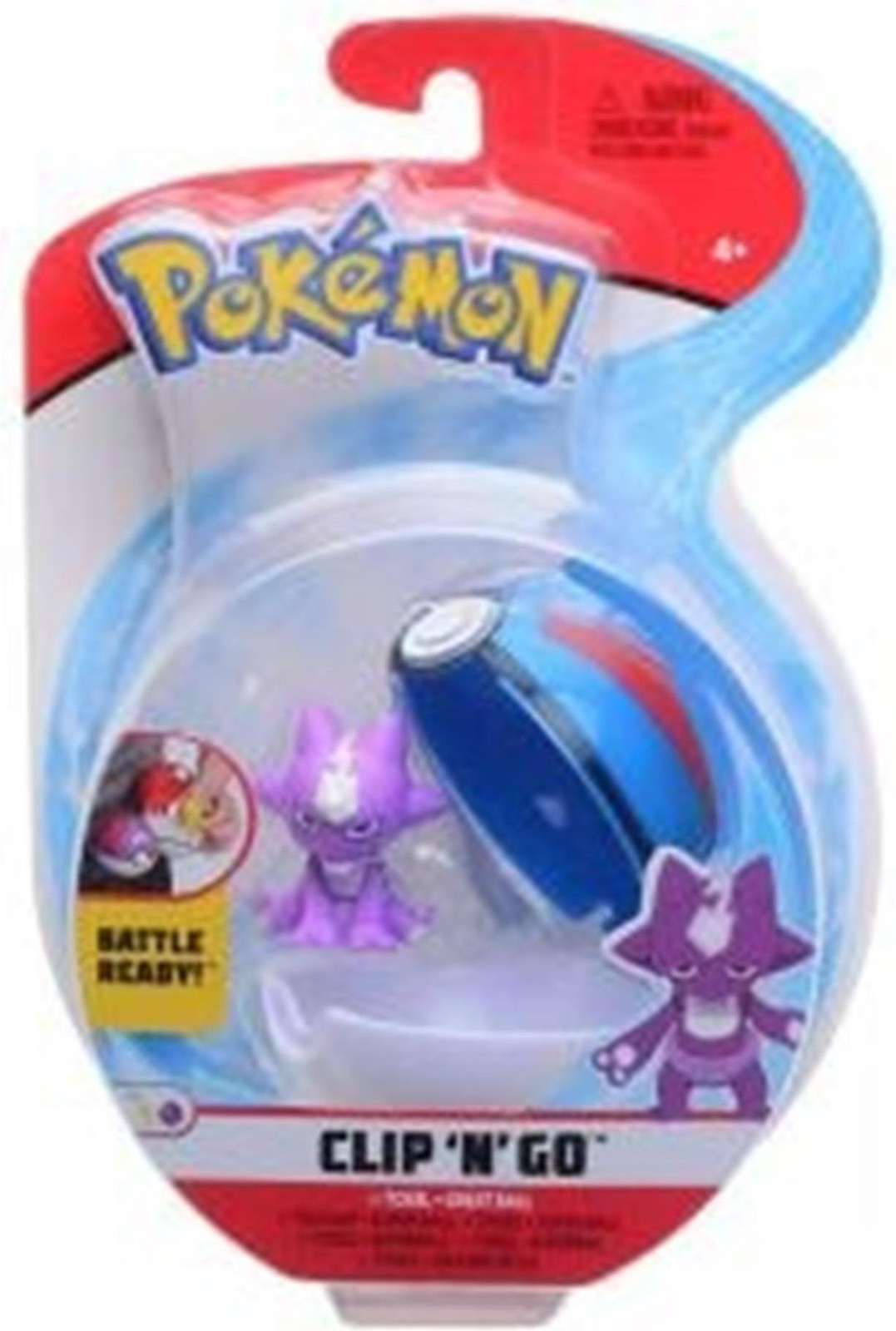 Nintendo Pokémon Clip 'n Go Toxel en Grote Pokéball