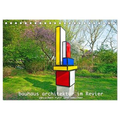 Bauhaus-Architektur im Ruhrgebiet (Tischkalender 2027 DIN A5 quer), CALVENDO Monatskalender