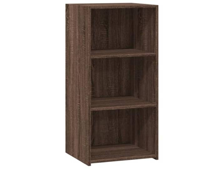 KGFHERENB Sideboard Braun Eichen-Optik 45x41x93 cm Holzwerkstoff Schrank Kompakter Beistellschrank für Wohnzimmer und Schlafzimmer mit viel Stauraum, pflegeleichter Oberfläche und Anti-Kipp-Schutz.