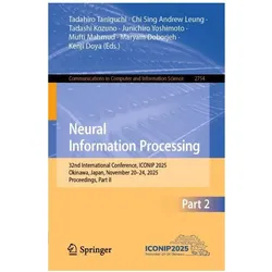 Neural Information Processing, Fachbücher