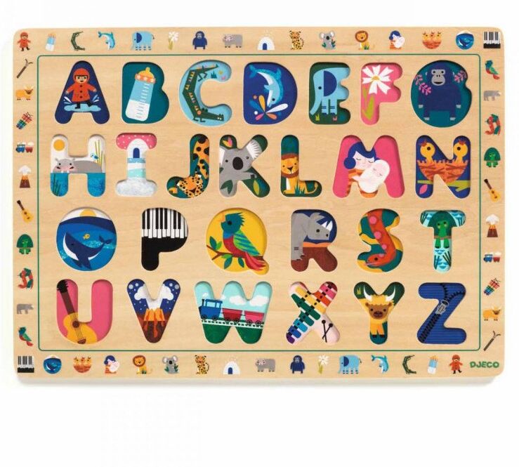 Puzzle ABC international - Djeco