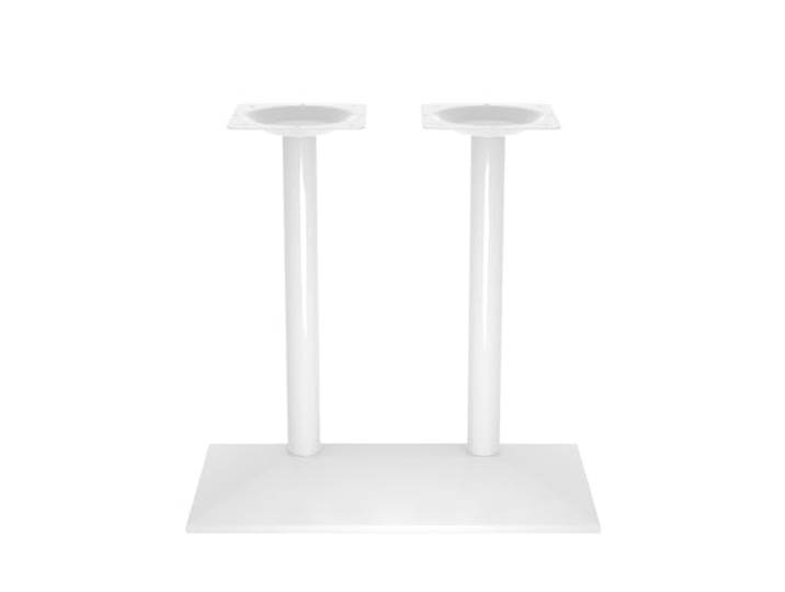ONPIRA Tischgestell Modell „München“ Weiss in Single, Doppelt oder Stehtisch Variante zur Auswahl (Doppelt 72cm)