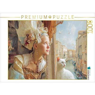 CALVENDO Puzzle Venedig in bunten Werken | 1000 Teile Lege-Größe 64x48cm Foto-Puzzle für glückliche Stunden