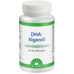 DHA-ALGENÖL Kapseln Omega-3 vegan Dr.Jacob's 60 St