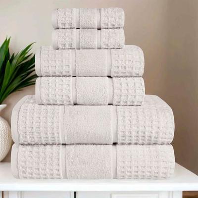Home City, Inc.-Bath Napa Bath Towel Set Six Piece Set, Six Piece Set, Stone
