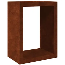 vidaXL Brennholzregal 60x40x80 cm Wetterfester Stahl
