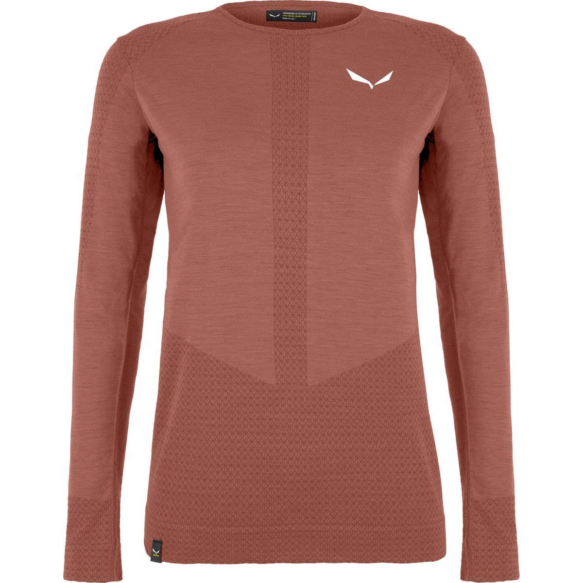 Salewa Zebru MED Warm AMR W Long Sleeve Tee etruscan red (1980) 42 00-0000027958-1980-42