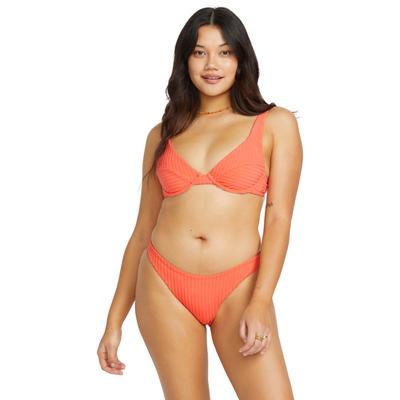 Bikini-Hose BILLABONG "In The Loop", Damen, Gr. XS, papaya, Obermaterial:74% Polyester 21% Polyester 5% Elasthan., Badehosen Bikini-Hose