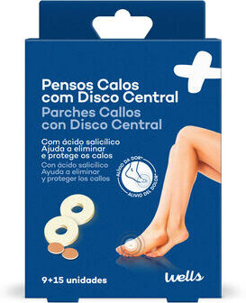 Wells Pensos Calos com Disco Central 15 un