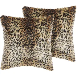 DEKOKISSEN 2er-Set Braun 45/45 cm Foxtail