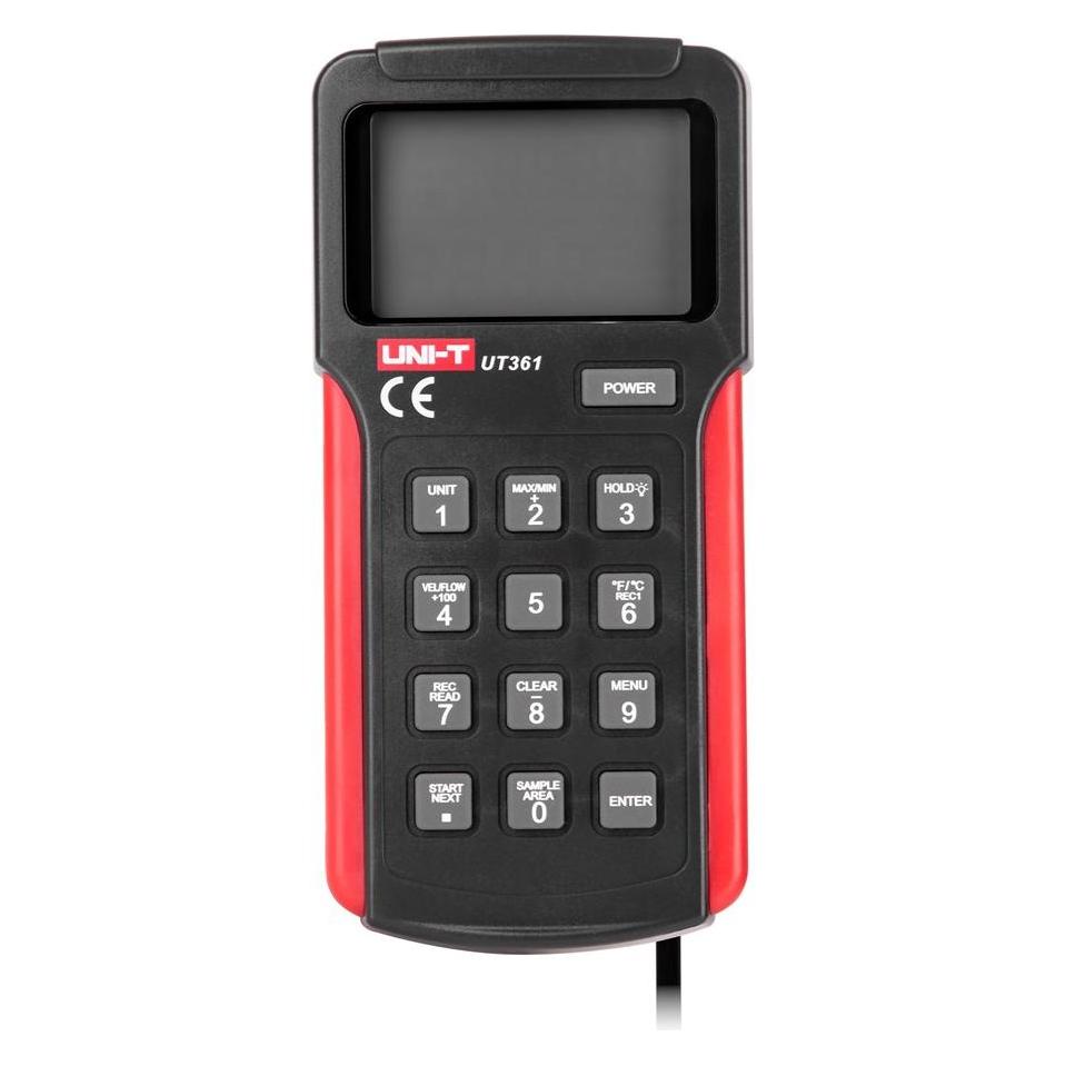 Uni-T Messgerät Anemometer mit Temperaturmessfunktion UT361 (Hand-Multimeter) (MIE0123)