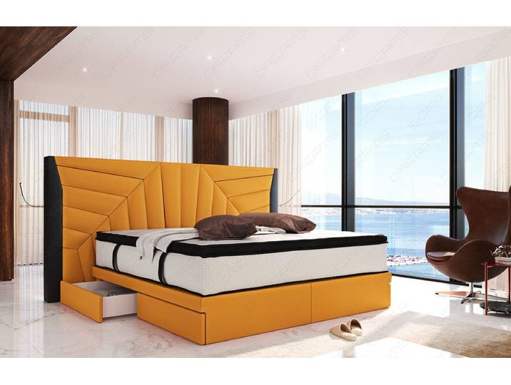 Boxspringbett Monaco Stoffbezug
