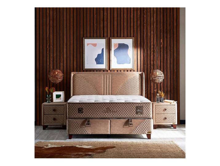 Bambi Boxspringbett Bambi Bett Schlafzimmer Set Boxspringbett 180x200 Klima Naturel