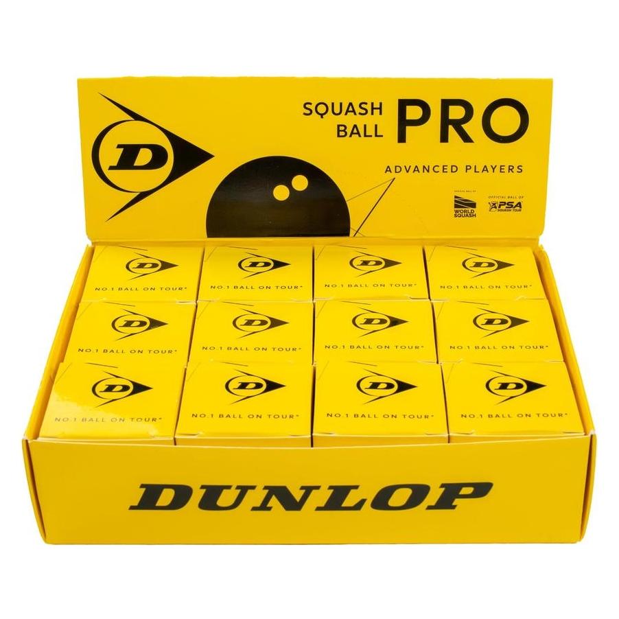 Dunlop Squashball PRO WSF/PSA 12x1 (76417810)