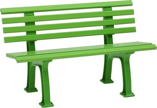 Famanu Gartenbank 2-Sitzer Grün - Wetterbeständige Sitzbank für Balkon und Terrasse