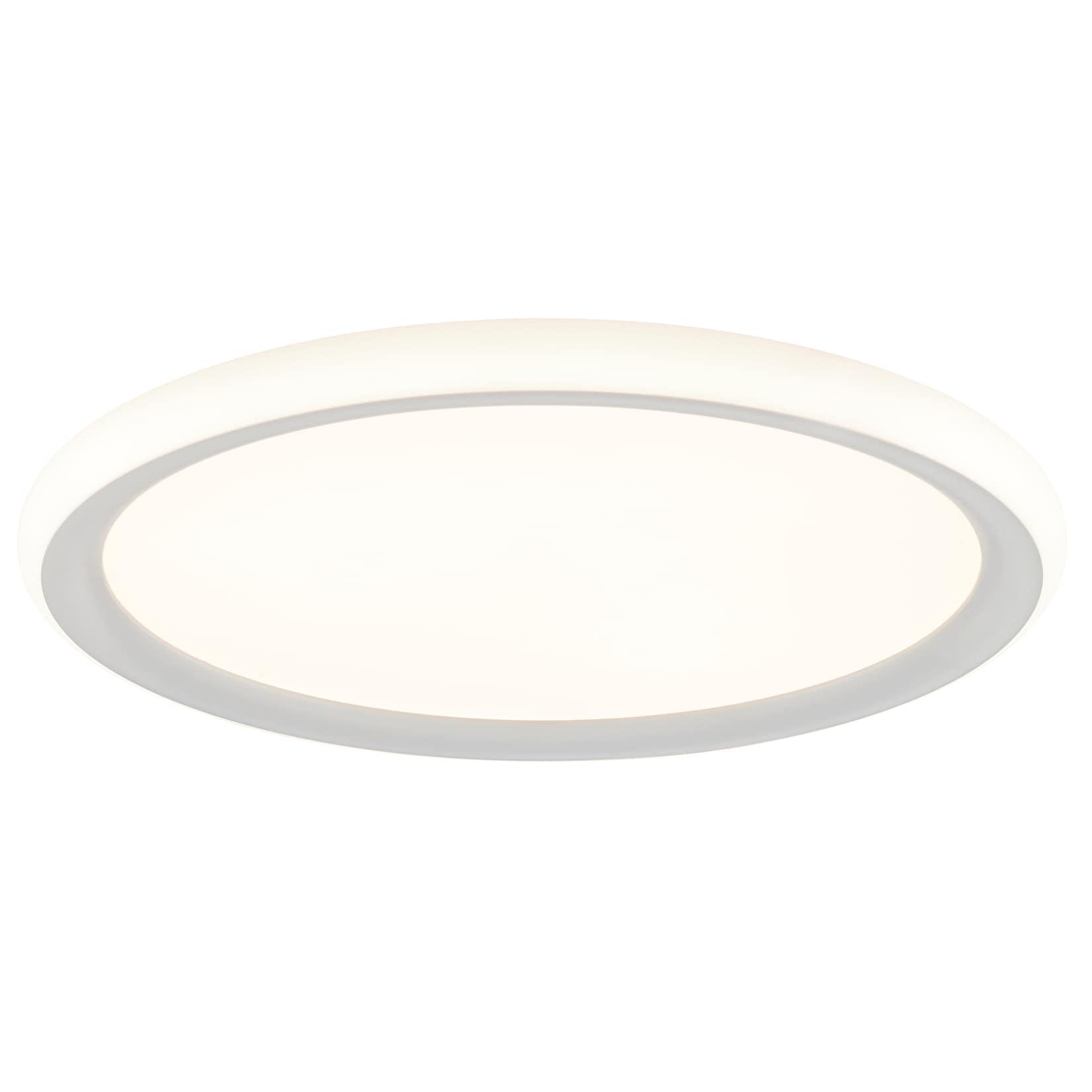 BRILLIANT Deckenleuchte Carloz LED-Deckenleuchte Ø 30 cm, 1800 lm, 3000 K, 3 Licht-Modi, weiß