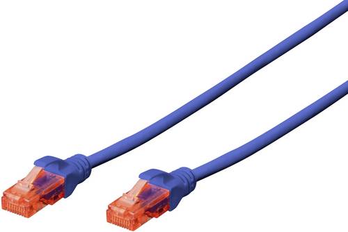Digitus DK-1612-005/B RJ45 Patchkabel CAT 6 U/UTP 0.50m Blau verdrillte Paare