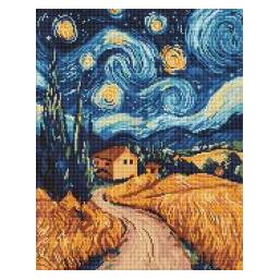 Ideyka Diamantmosaik - Ukrainische Nacht, 40 x 50 cm (70187640)