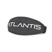 Atlantis - Maskenband mit Klettverschluss - Farbe: Schwarz #