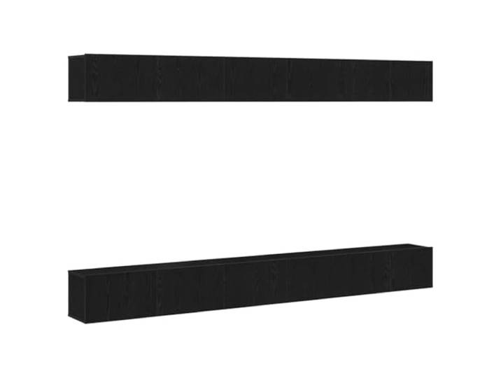 LKJephalotrop TV-Schrank Wandmontiert Schwarz Eichen-Optik 100x30x30 cm Schwebendes Lowboard schafft Bodenfreiheit im Wohnzimmer und bietet geschlossenen Stauraum für Mediengeräte.