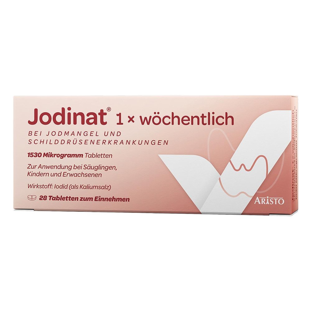 Aristo Pharma GmbH Jodinat 1x Wöchentlich 1530 Mikrogramm Tabletten 19926065