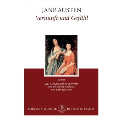 Vernunft und Gefühl, Gebundene Ausgabe von Jane Austen, Manesse, 978-3-7175-1652-1
