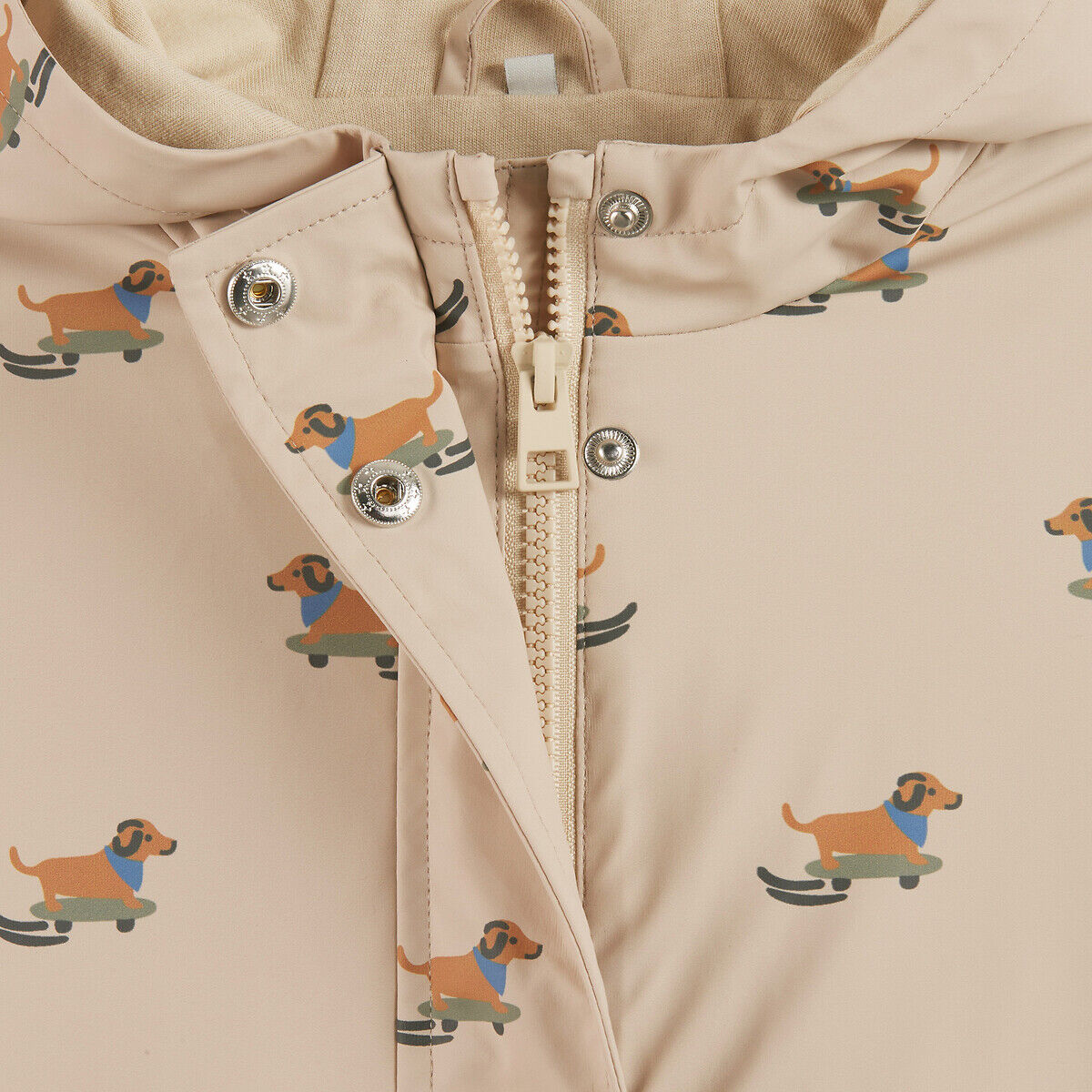 LA REDOUTE COLLECTIONS Ciré à capuche imprimé chiens