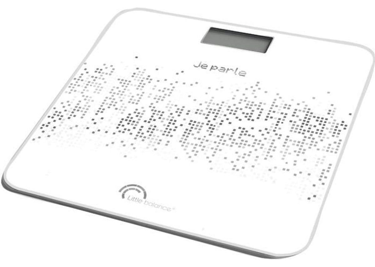 Little Balance Elektronische Spraakweegschaal met Stem - Zwart - Max 180kg / 100g nauwkeurigheid
