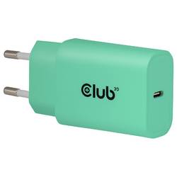 club3D CAC-3024 USB Ladegerät 30 W USB-C® Stecker USB PD 3.0 Grün Innenbereich