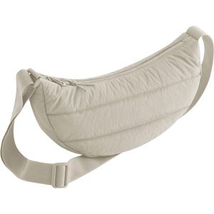 BagBase Umhängetasche Quilted BG703, aus Nylon, beige, 1 Fach, 32 x 17 cm