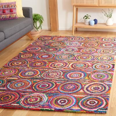 SAFAVIEH Handmade Nantucket Shino Contemporary Cotton Rug