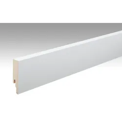 MEISTER Fussleiste Profil 9 PK  Uni weiß glänzend DF 324 - 2380 mm