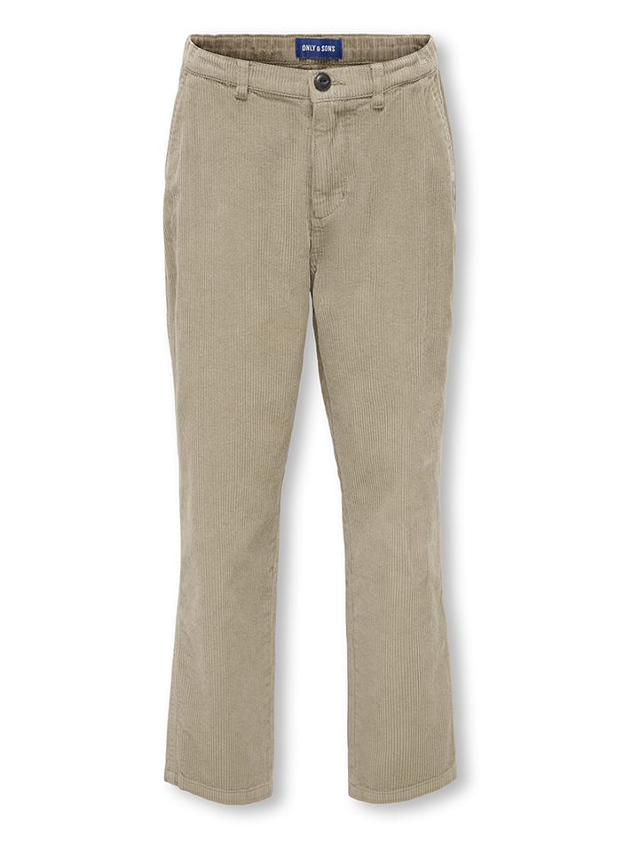 ONLY & SONS Junior Cordhose "Toby" in Beige - 146