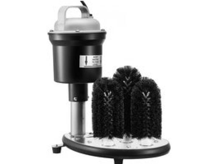 VEVOR Lave-verres Électrique Commercial, 5 Brosses Lave-verres Professionnelle 1200 Tasses/Heure, Nettoyeur à Verres à Vin, pour Verres à Champagne, Tasses à Bière, Mugs, pour Bar, Café, Restaurant
