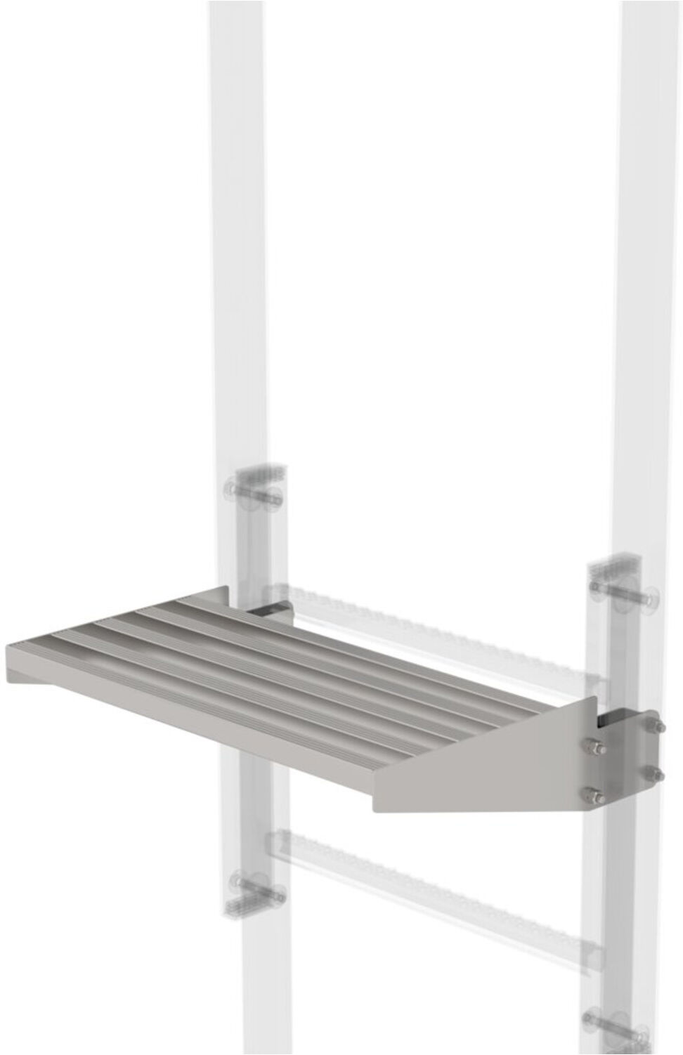 MUNK Ausstiegstritt Edelstahl Spaltmaß 300mm (068970)