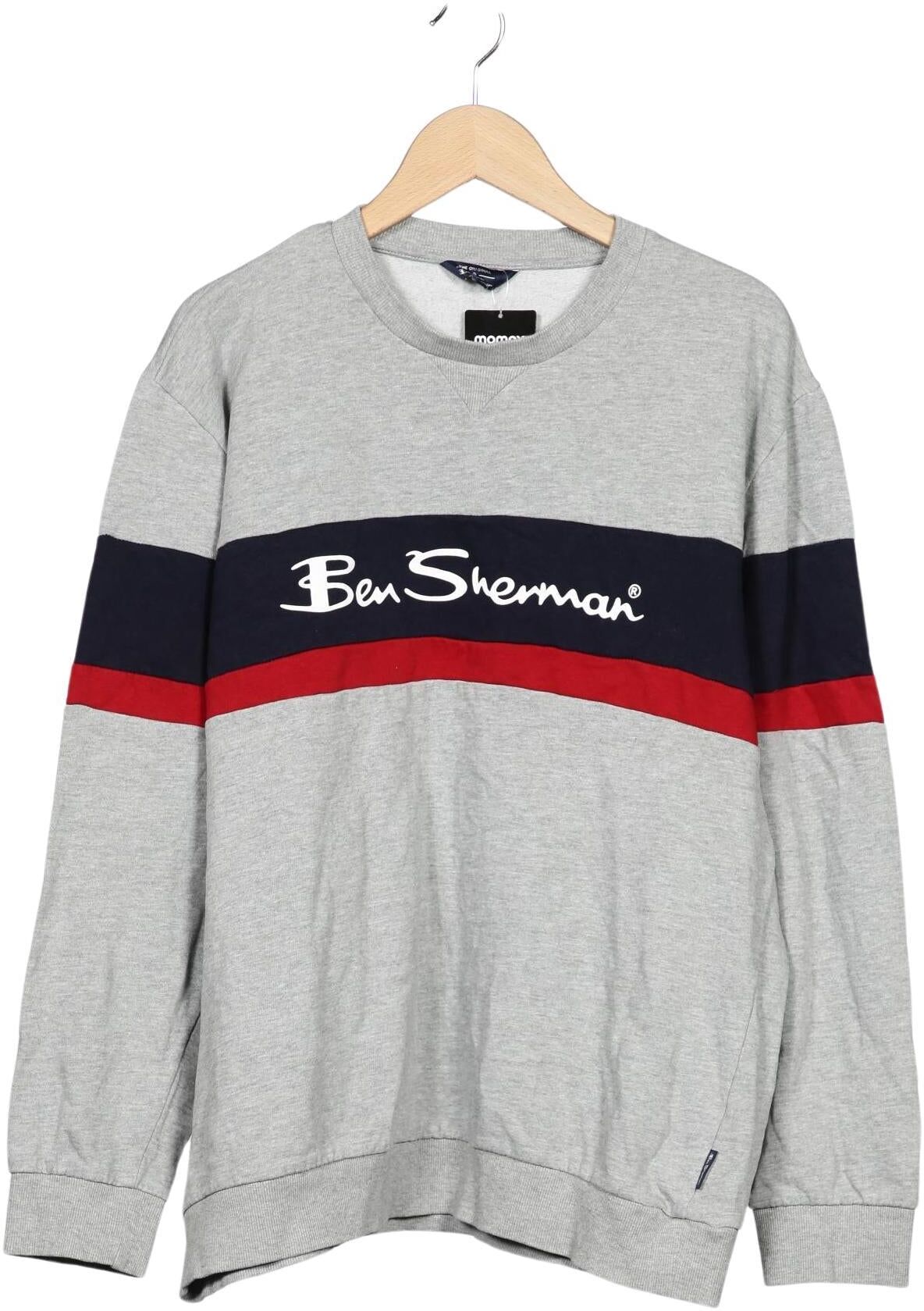 Ben Sherman Herren Sweater, Grau, Gr. Xxl, Baumwolle / Viskose - Second Hand