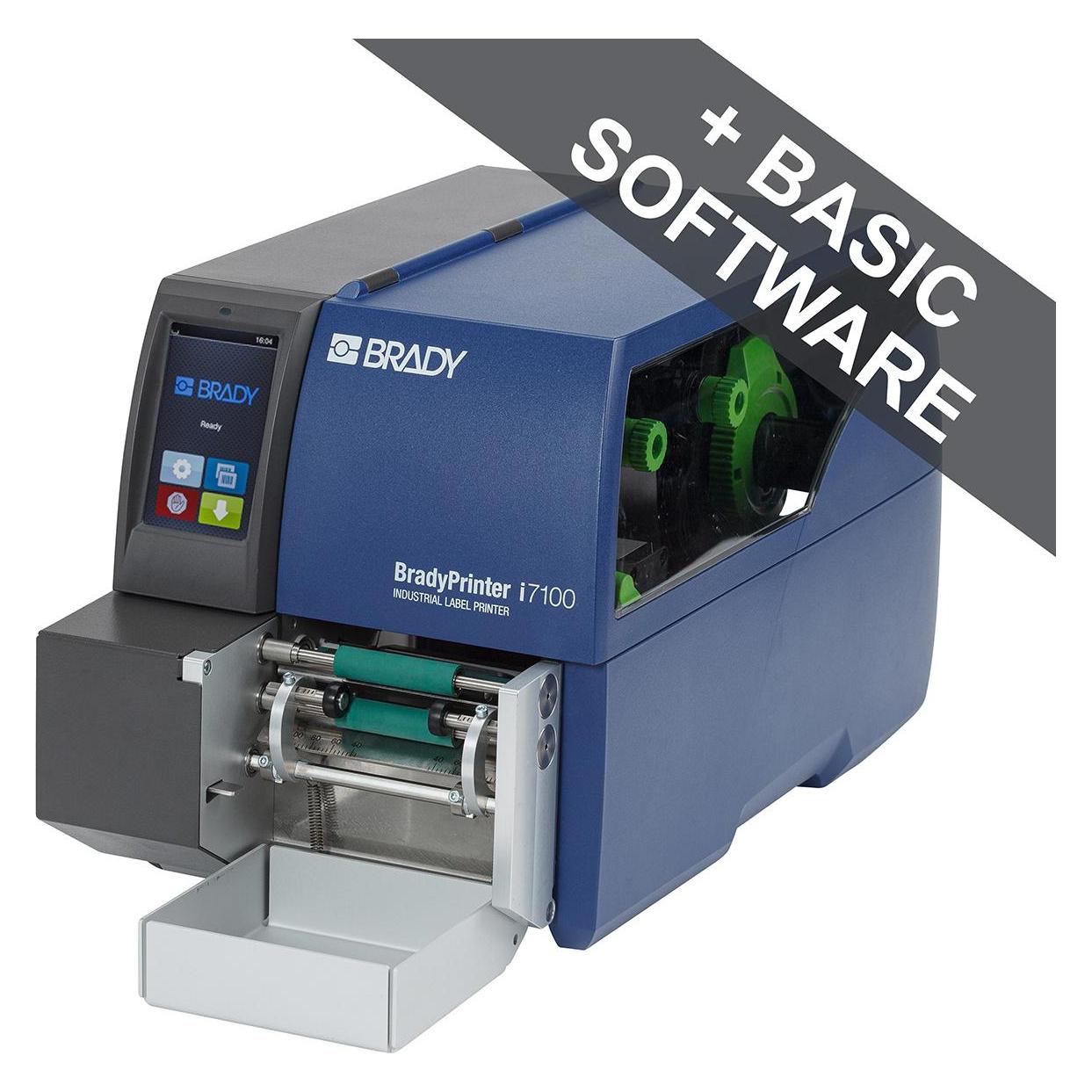 Brady BradyPrinter I7100-300-P-EU+VLA, Thermotransferdrucker, max. Breite 56 mm, 300 dpi, USB, Ser (300 dpi) (I7100-300-P-EU-VLA)