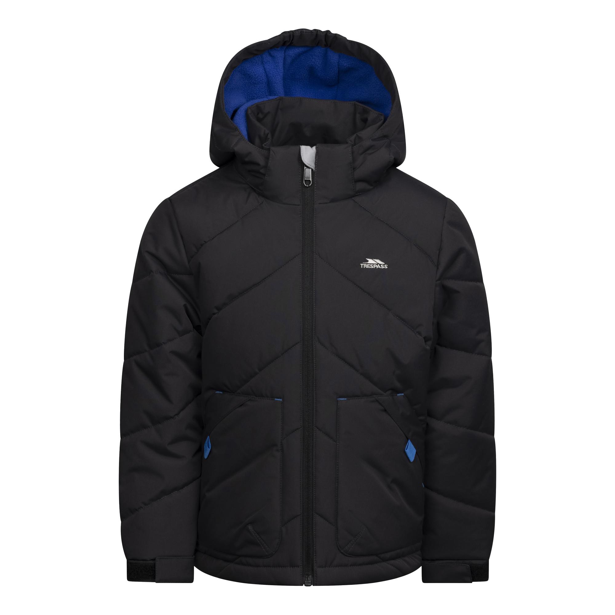 Trespass Jongens Ryssa Logo Jas (Zwart)