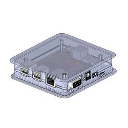TEKO Gehäuse Pocket TEK-Beagle 103,36 x 103,36 x 27,8 mm Kunststoff transparent TEK-BEAGLE.0