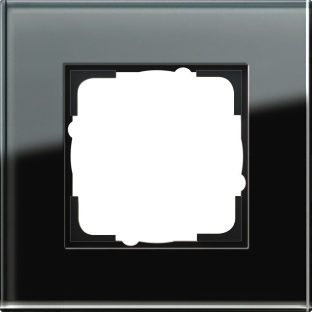 Gira Abdeckrahmen 1f. sw-glas Esprit 021105)