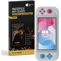 3x Panzerfolie für Nintendo Switch Lite Displayschutz Schutzfolie KLAR ANTI-SHOCK/ ANTI-KRATZ/ ANTI-STOSß/ ANTI-BRUCH/ ANTI-SPLITTER